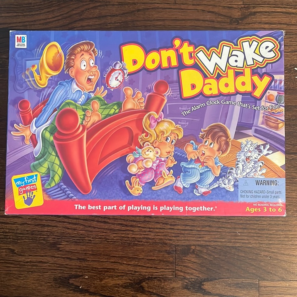 Milton Bradley Don’t wake daddy board game